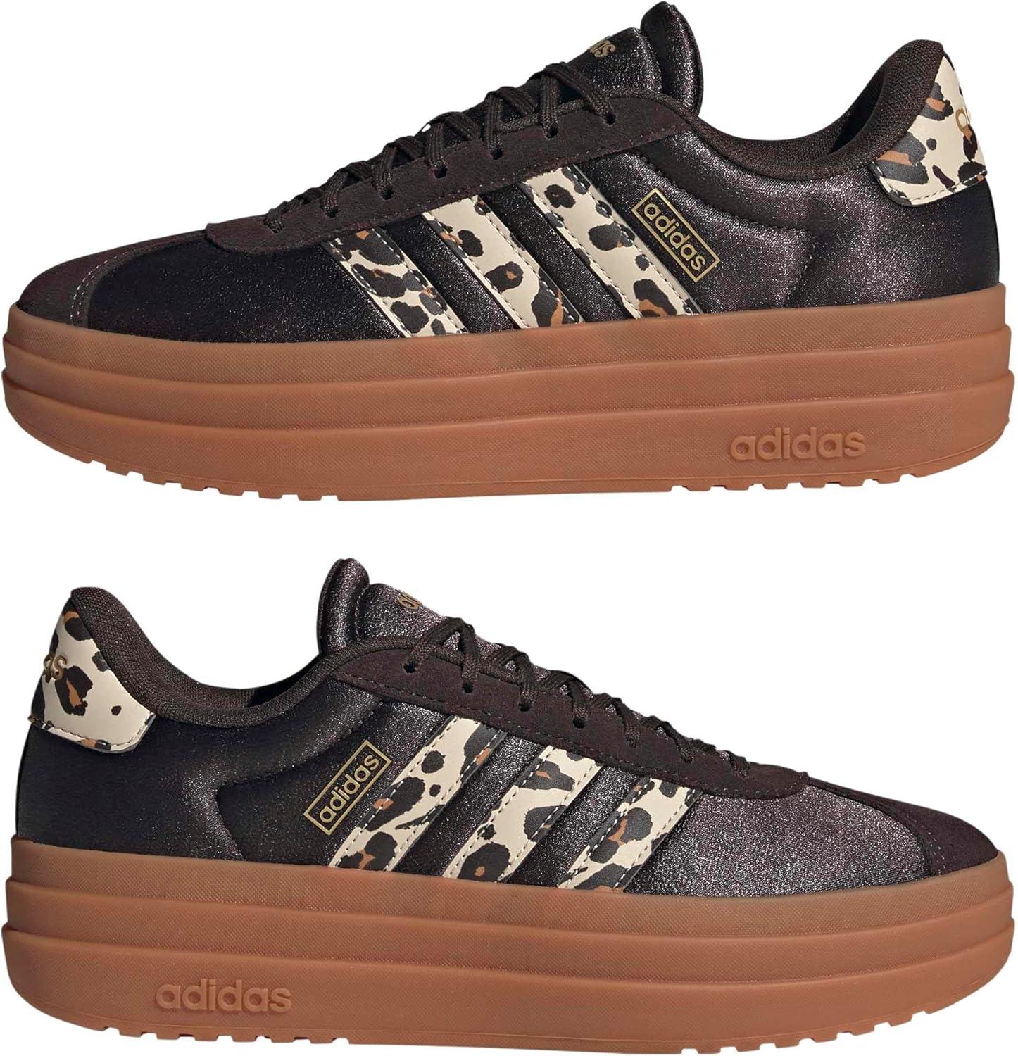 image:imageAdidas Womens Vl Court30Aurora CoffeeCrystal LinenMatte Gold