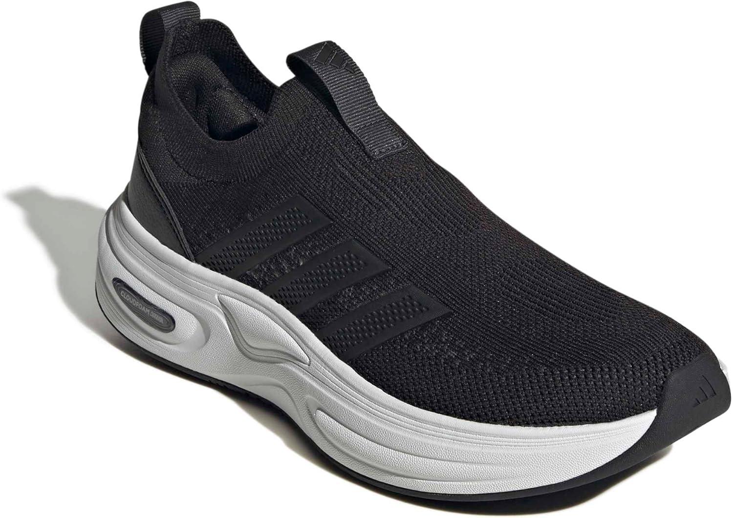image:imageadidas Womens Cloudfoam Cuxxion SockBlackCarbonWhite