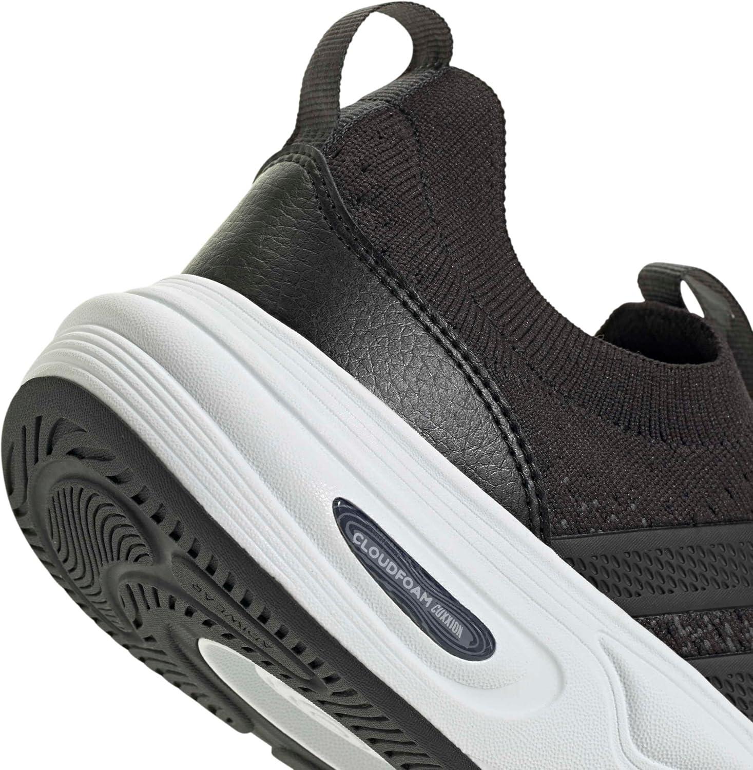 image:imageadidas Womens Cloudfoam Cuxxion SockBlackCarbonWhite