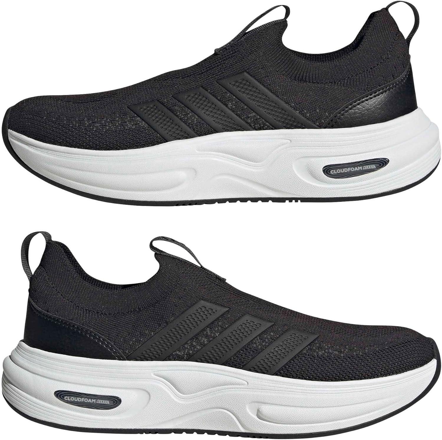 image:imageadidas Womens Cloudfoam Cuxxion SockBlackCarbonWhite