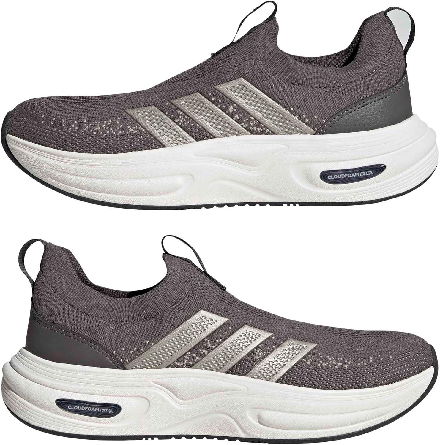 image:imageadidas Womens Cloudfoam Cuxxion SockCharcoalCyber MetallicCarbon