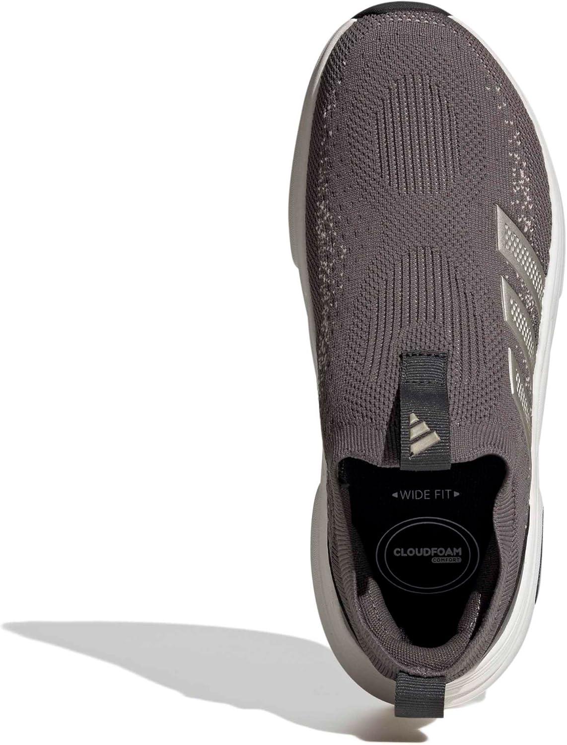 image:imageadidas Womens Cloudfoam Cuxxion SockCharcoalCyber MetallicCarbon