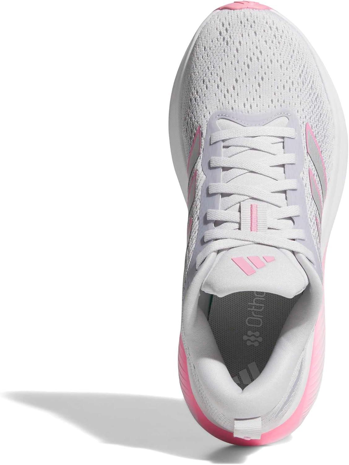 image:imageadidas Womens Response Pace Running SneakerDash GreySilver MetallicBliss Pink