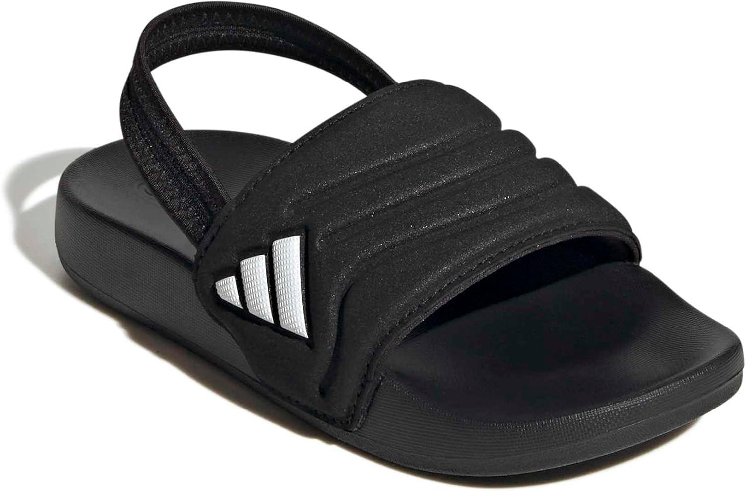 image:imageadidas unisexchild Adilette Estrap 20 CBlackWhiteBlack