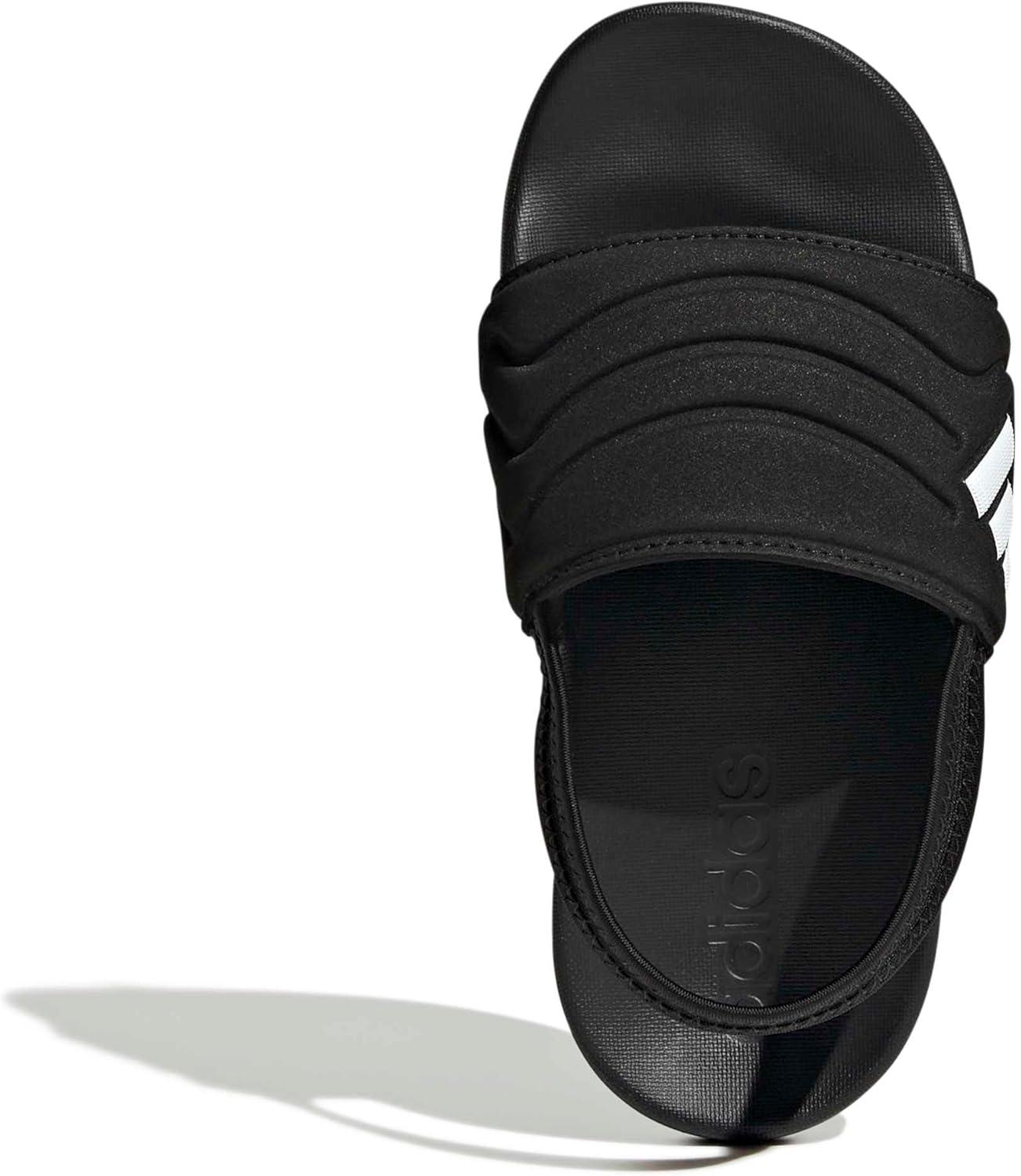 image:imageadidas unisexchild Adilette Estrap 20 CBlackWhiteBlack