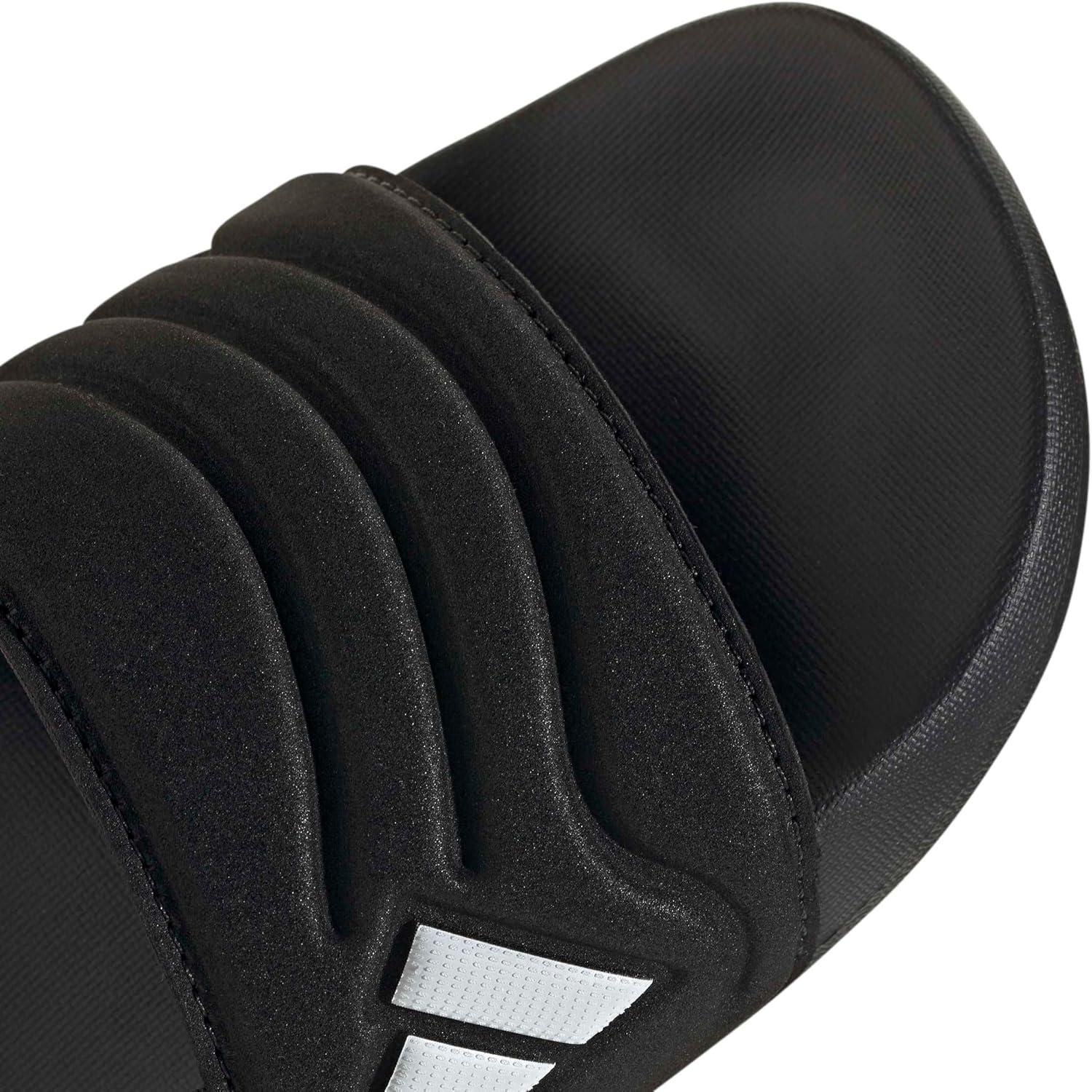 image:imageadidas unisexchild Adilette Estrap 20 CBlackWhiteBlack