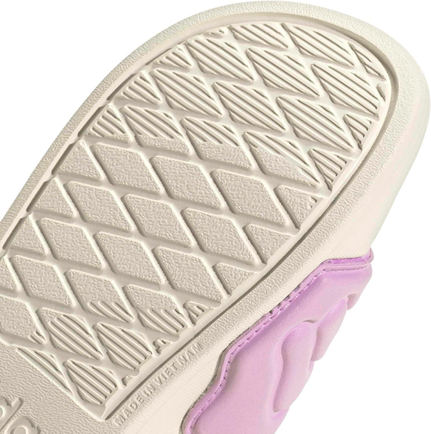 image:imageadidas unisexchild Adilette Estrap 20 COff WhitePurple BurstBliss Lilac