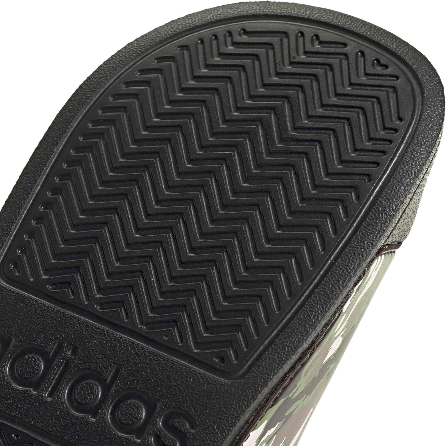 image:imageadidas unisexchild Adilette Shower Logo KBlackChalk WhiteTent Green