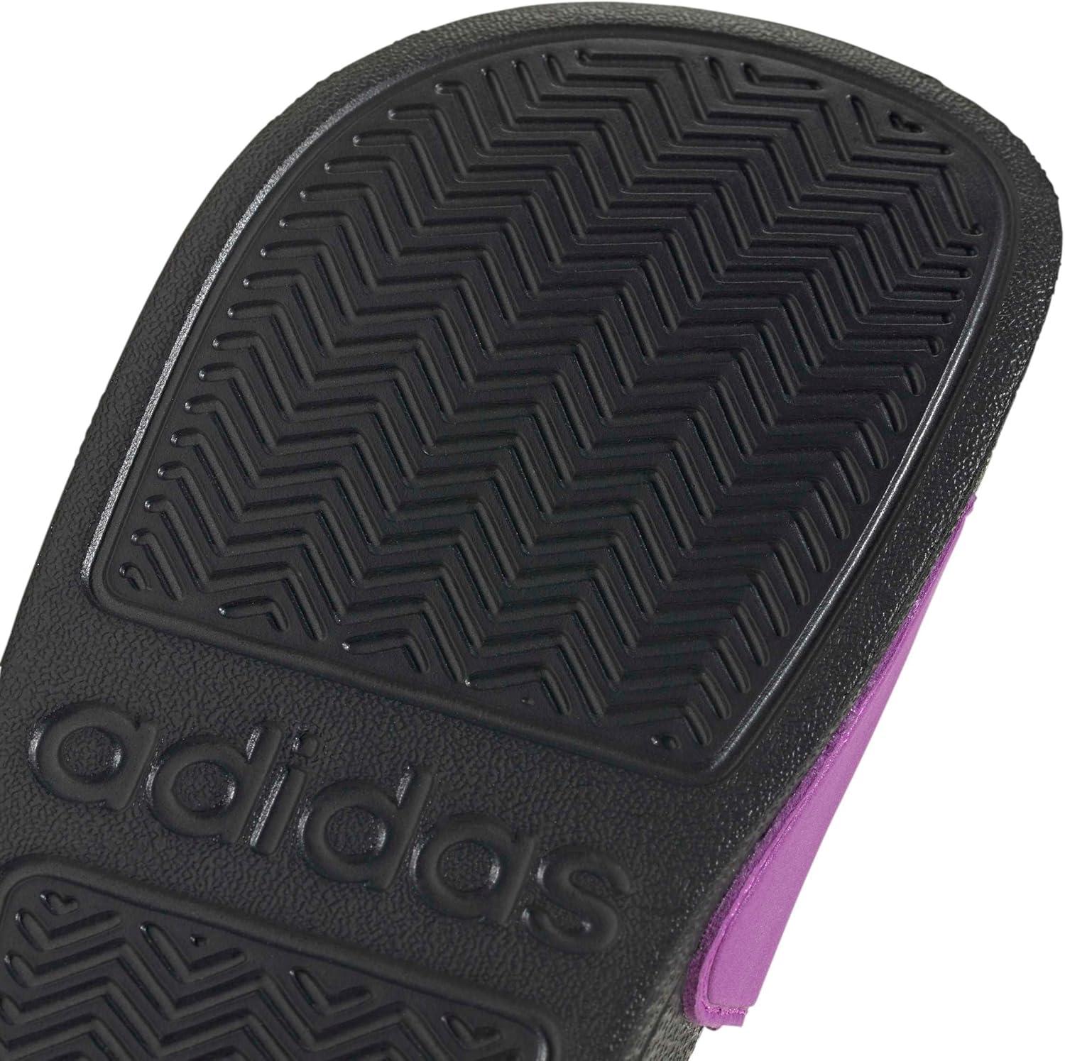 image:imageadidas unisexchild Adilette Shower Logo KBlackPurple Burst