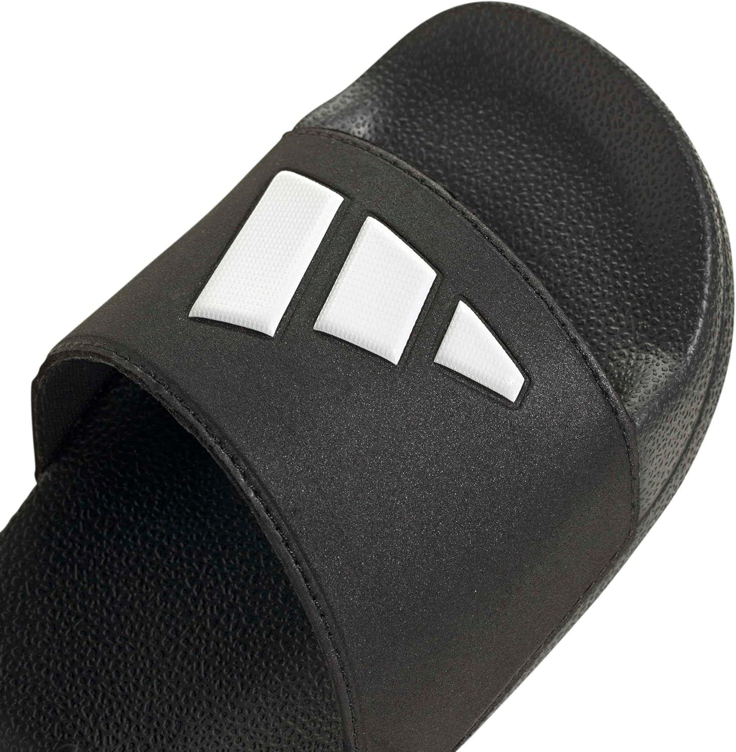 image:imageadidas unisexchild Adilette Shower Logo KBlackWhiteBlack