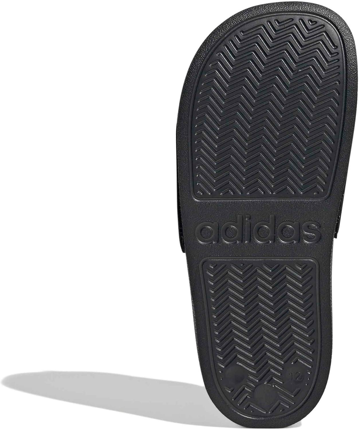 image:imageadidas unisexchild Adilette Shower Logo KBlackWhiteBlack