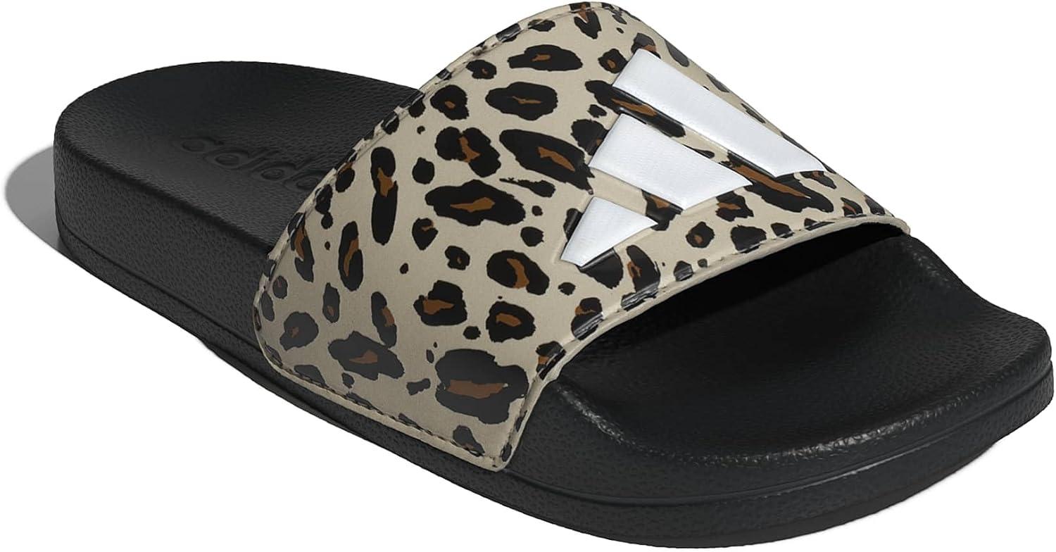 image:imageadidas unisexchild Adilette Shower Logo KCrystal LinenCore WhiteBlack