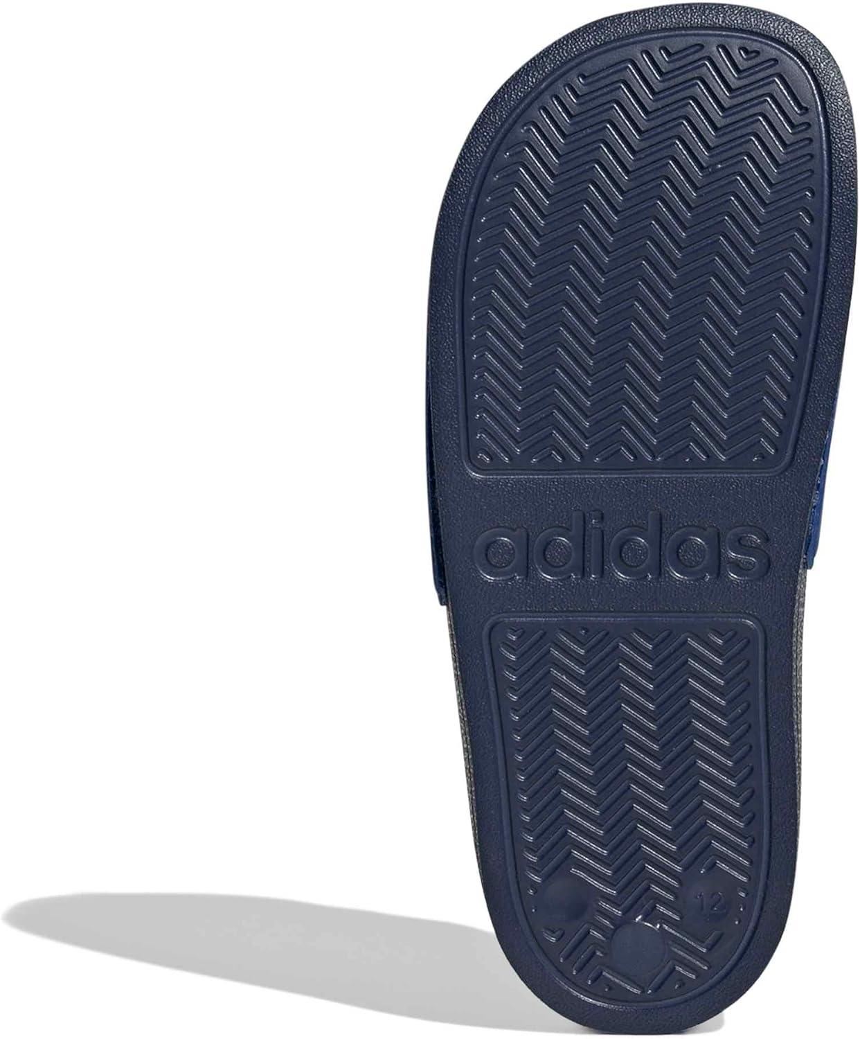 image:imageadidas unisexchild Adilette Shower Logo KDark BlueWhiteTeam Royal Blue