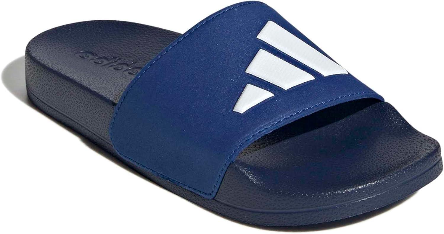 image:imageadidas unisexchild Adilette Shower Logo KDark BlueWhiteTeam Royal Blue