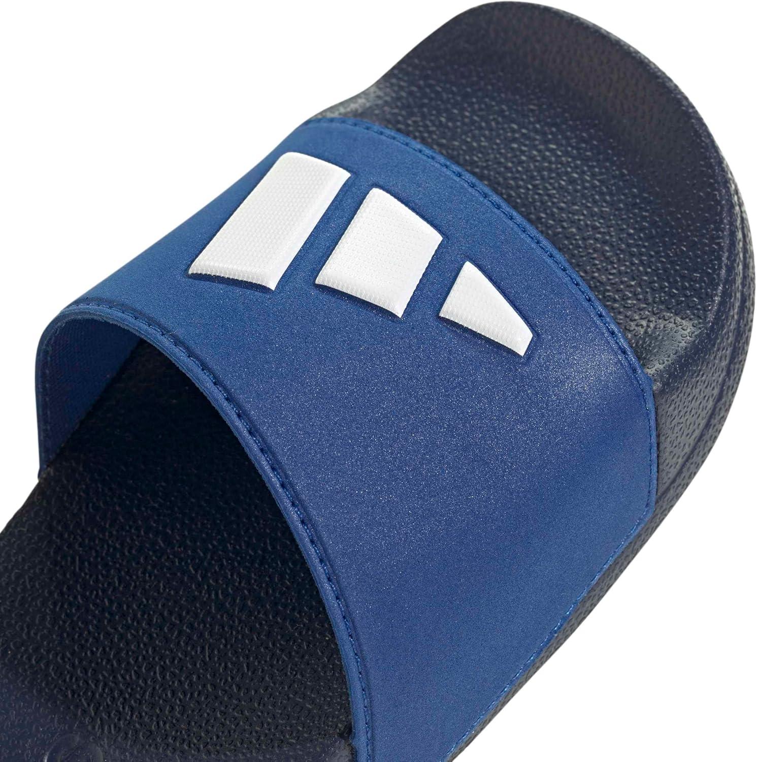 image:imageadidas unisexchild Adilette Shower Logo KDark BlueWhiteTeam Royal Blue