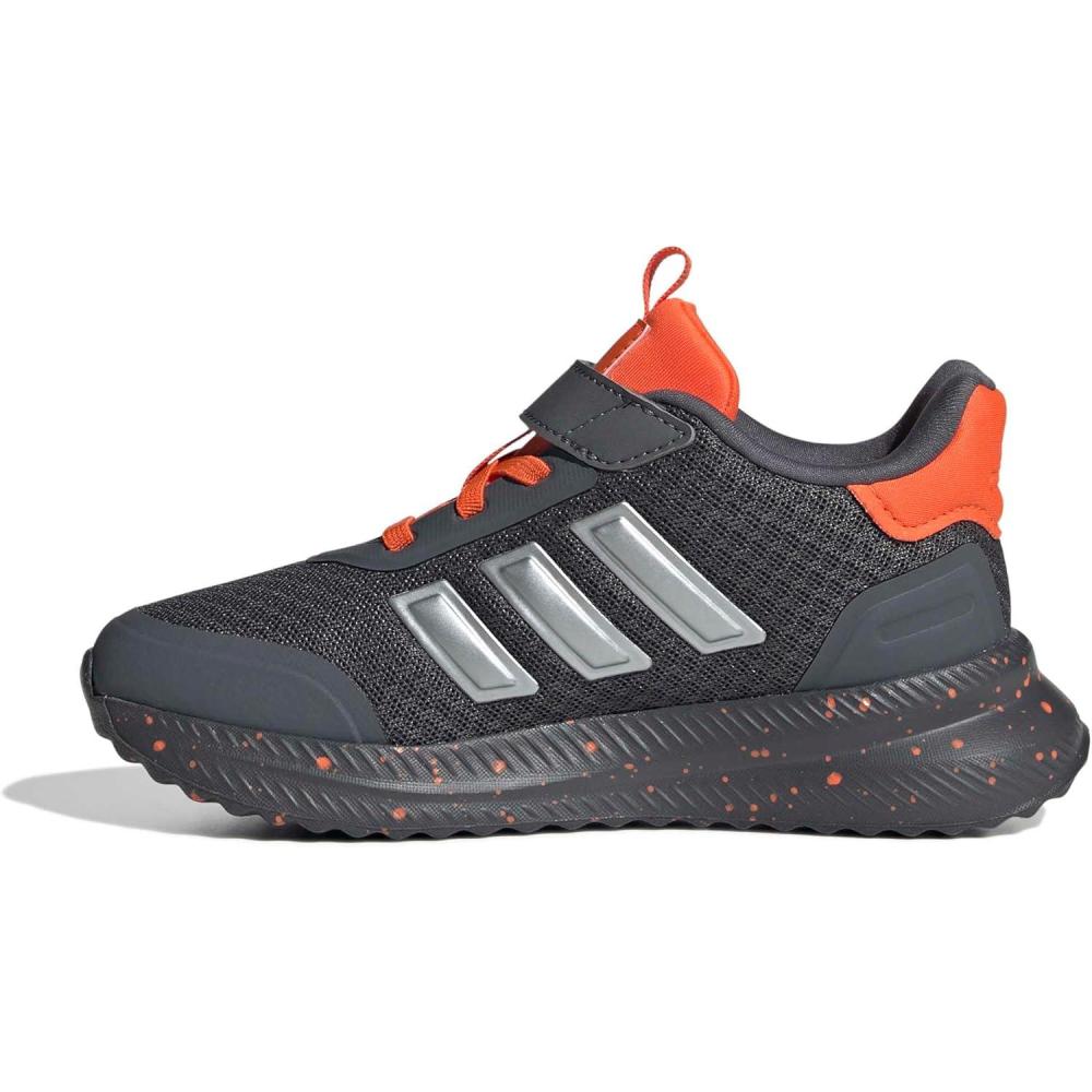 image:imageAdidas BabyGirls XPLR Path Elastic Lace amp StrapGreyImpact OrangeMatte Silver