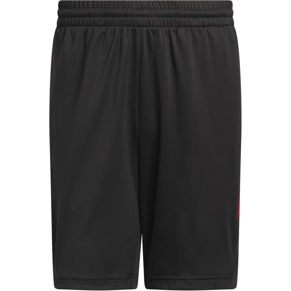 image:imageAdidas Mens Basketball Legends 3Stripes ShortsBlack Better Scarlet
