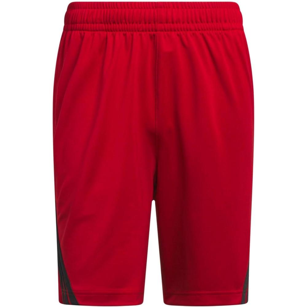 image:imageAdidas Mens Basketball Legends 3Stripes ShortsTeam Power Red Black