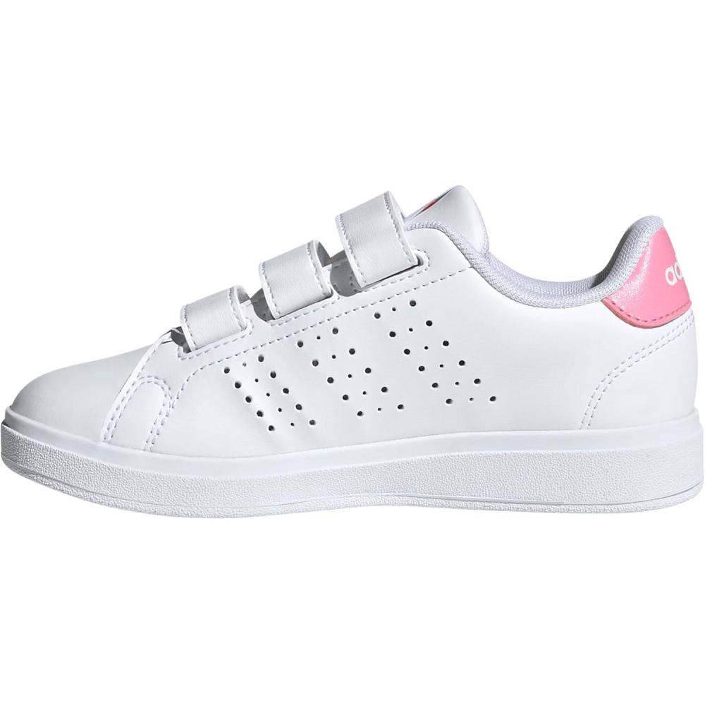 image:imageAdidas UnisexChild Advantage Base 20WhiteBliss PinkBlack