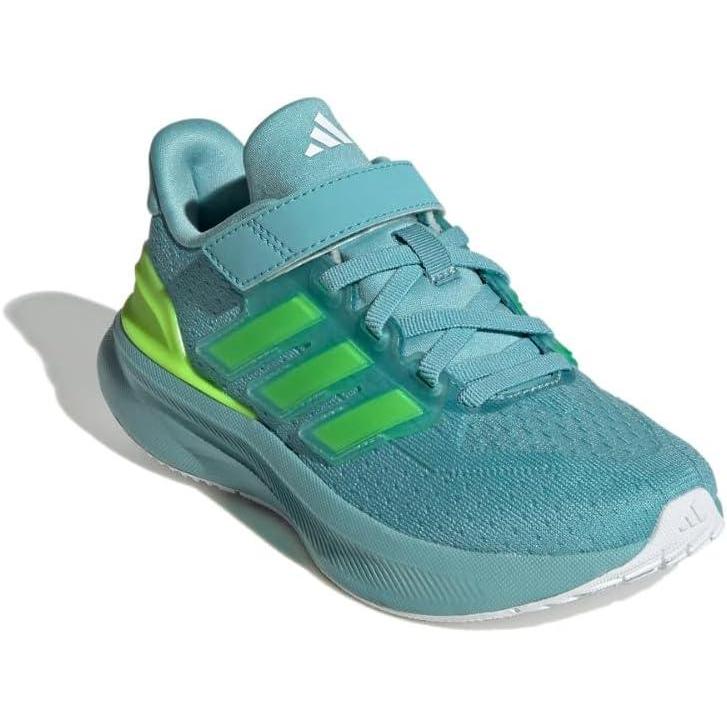 image:imageAdidas UnisexChild Ultrarun 5 Elastic Lace amp StrapMint TonLucid LemonWhite
