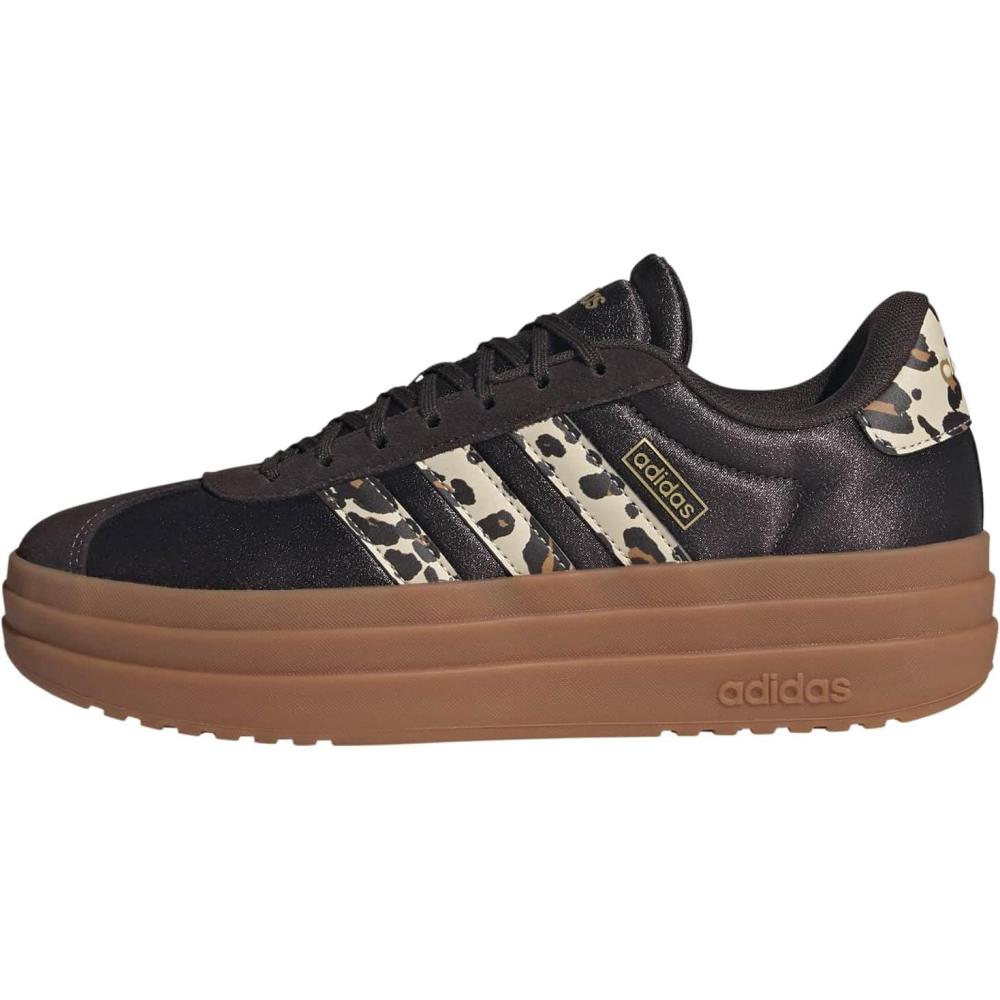 image:imageAdidas Womens Vl Court30Aurora CoffeeCrystal LinenMatte Gold