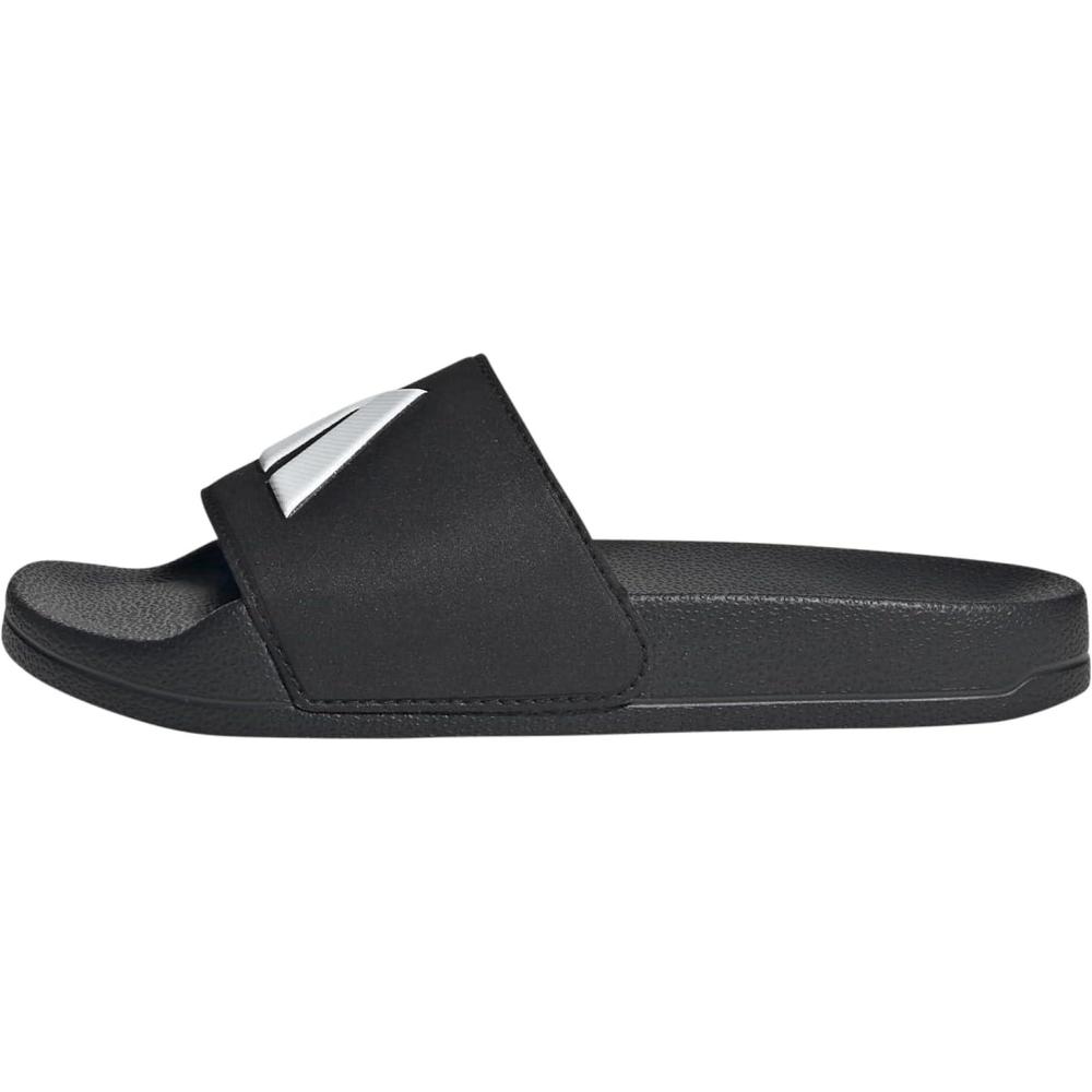 image:imageadidas unisexchild Adilette Shower Logo KBlackWhiteBlack