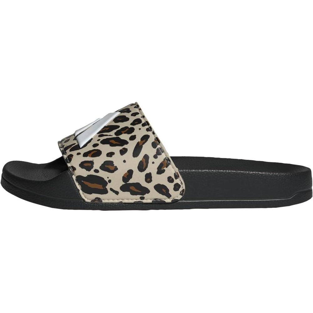 image:imageadidas unisexchild Adilette Shower Logo KCrystal LinenCore WhiteBlack