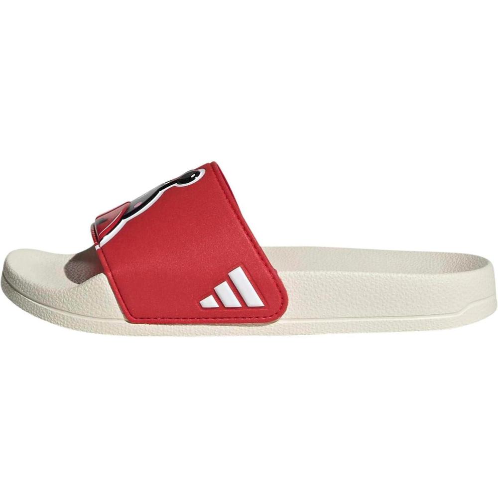 image:imageadidas unisexchild Adilette Shower Logo KPure RubyWhiteOff White