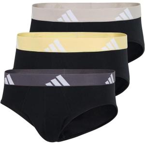adidas mens Performance Stretch Cotton Brief Underwear (3-pack) Designed for Active Comfort and All Day Wear.(904 Assorted)