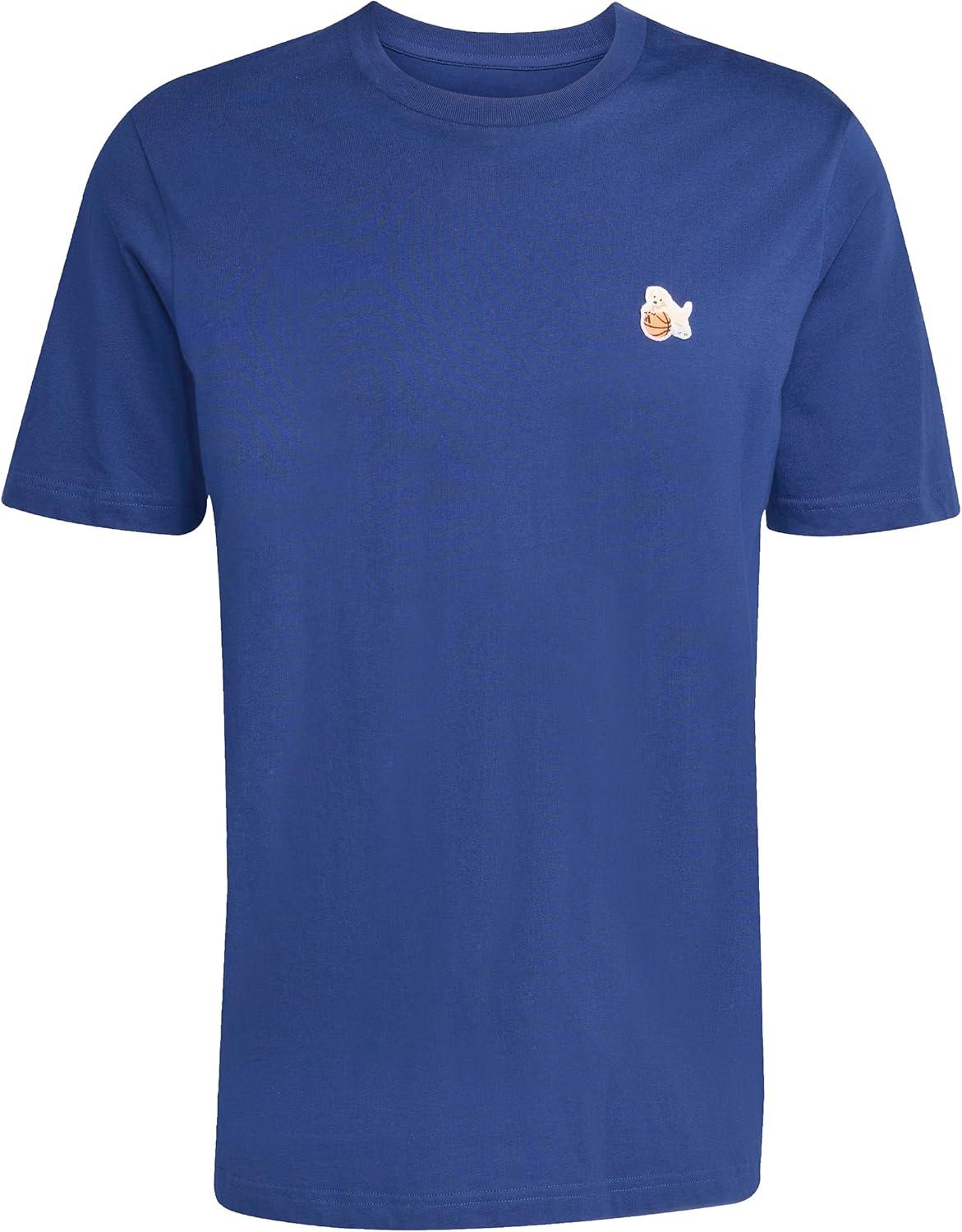 image:imageAdidas Mens Dog Patch Graphic TShirtDark BlueHoop