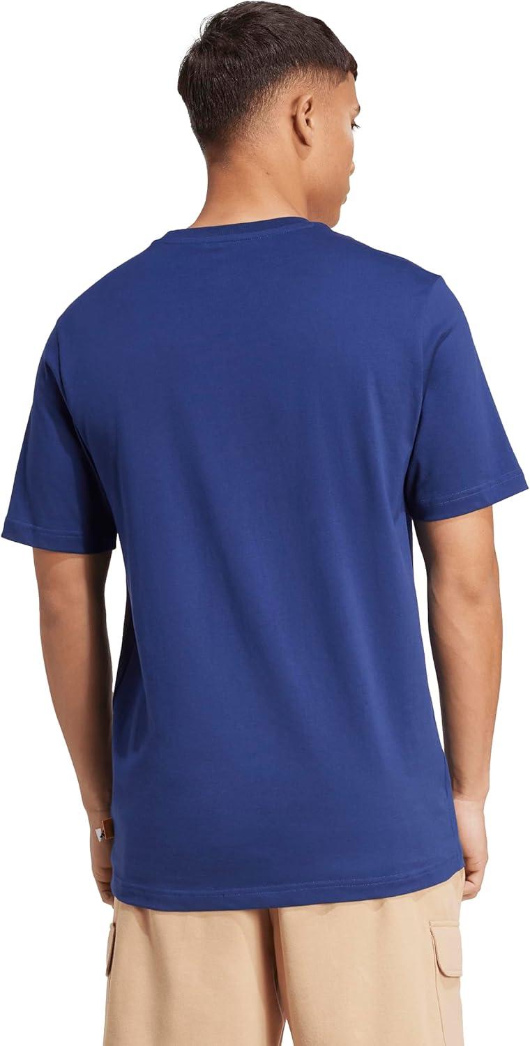 image:imageAdidas Mens Dog Patch Graphic TShirtDark BlueHoop