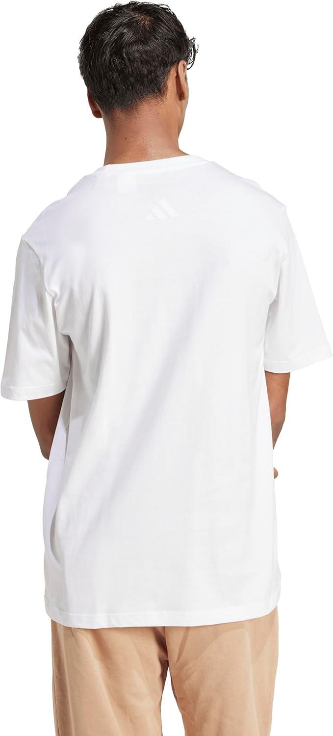 image:imageAdidas Mens Dog Patch Graphic TShirtWhiteSock