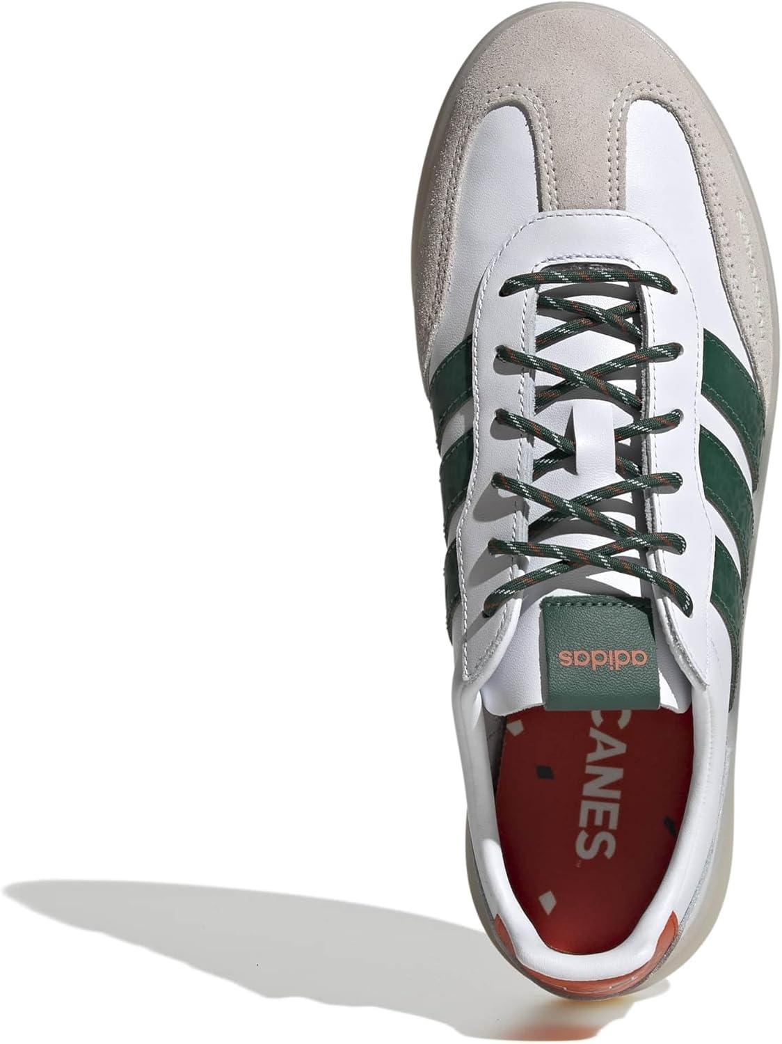 image:imageadidas Mens Barreda Decode ShoeWhiteDark GreenCollegiate OrangeUniversity of Miami