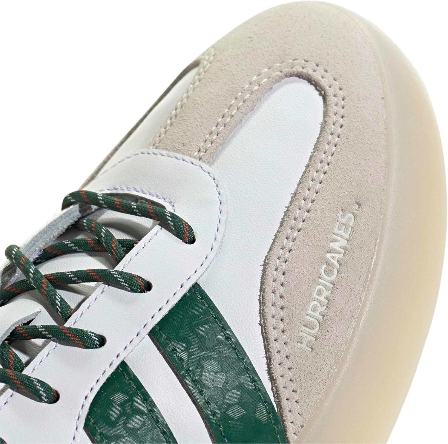 image:imageadidas Mens Barreda Decode ShoeWhiteDark GreenCollegiate OrangeUniversity of Miami