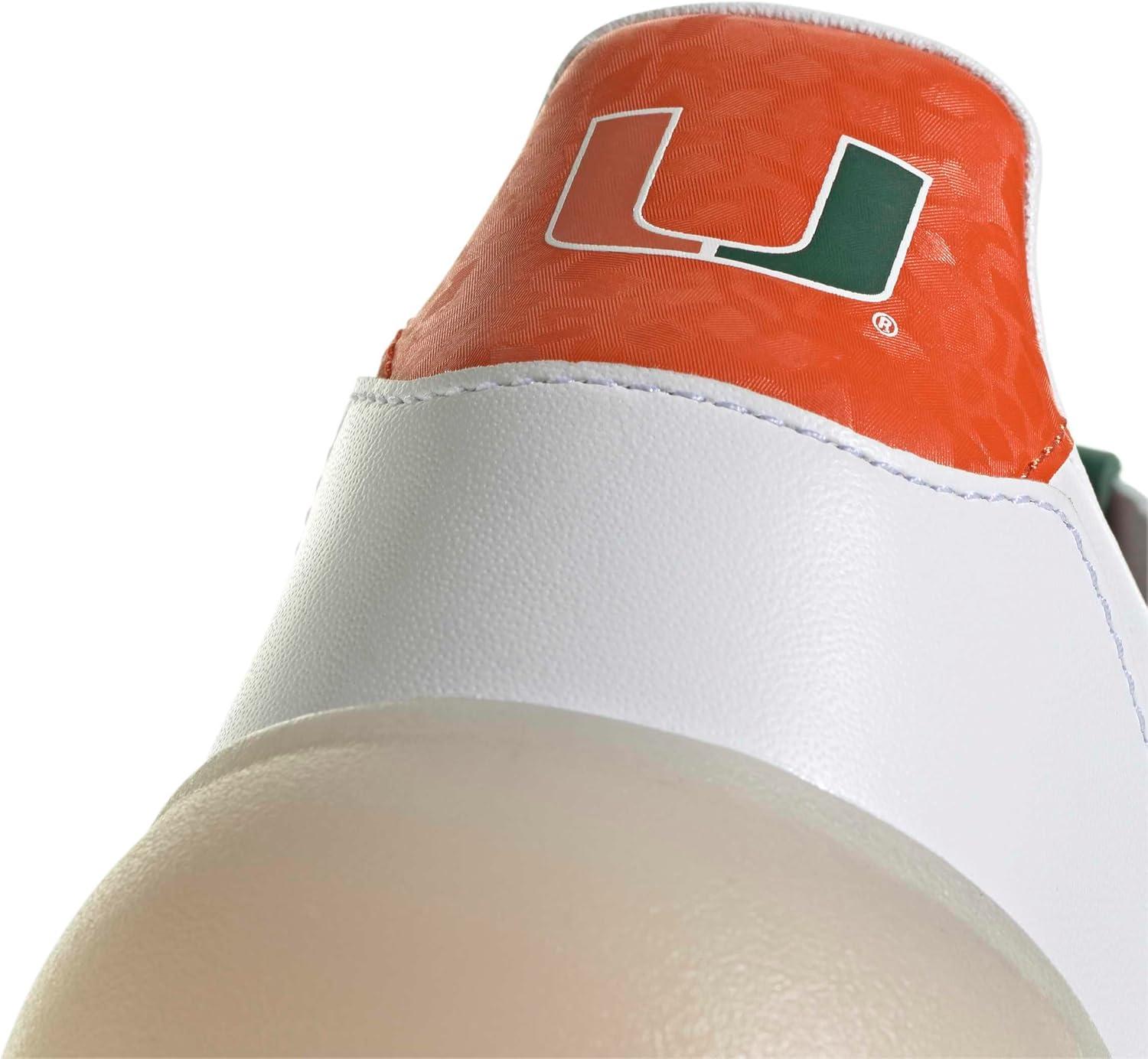 image:imageadidas Mens Barreda Decode ShoeWhiteDark GreenCollegiate OrangeUniversity of Miami