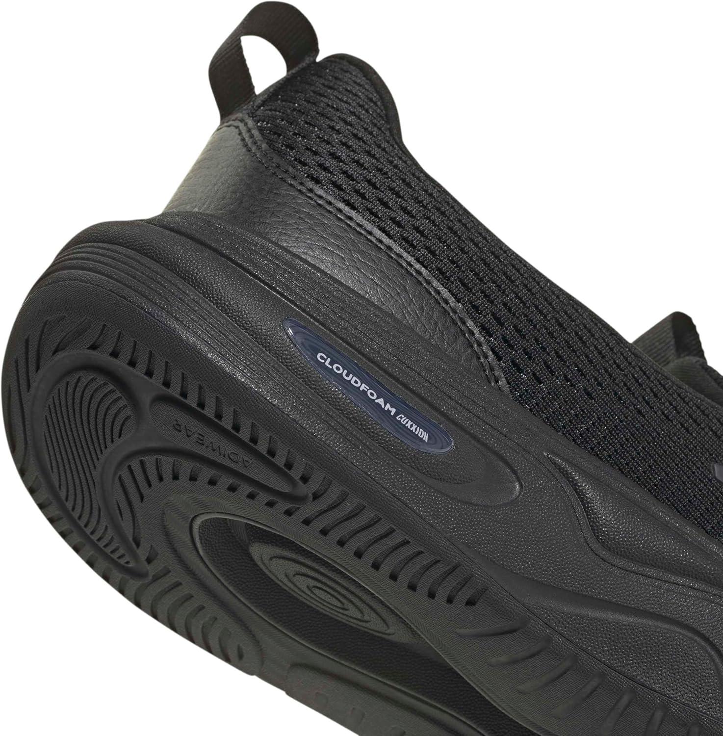 image:imageadidas Mens Cloudfoam Cuxxion LoungeBlackGreyBlack