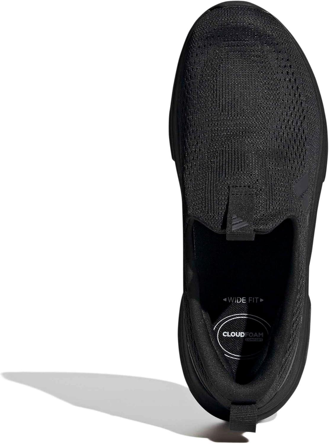 image:imageadidas Mens Cloudfoam Cuxxion LoungeBlackGreyBlack