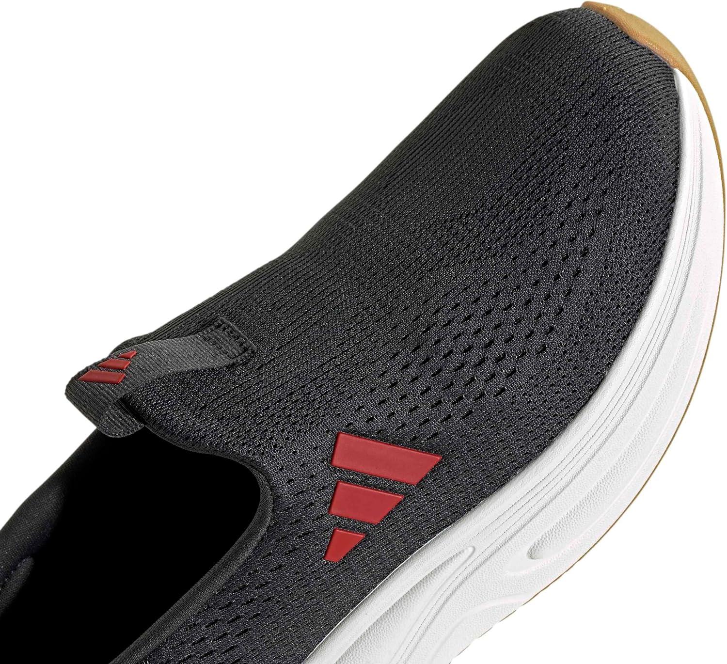 image:imageadidas Mens Cloudfoam Cuxxion LoungeCarbonBetter ScarletWhite