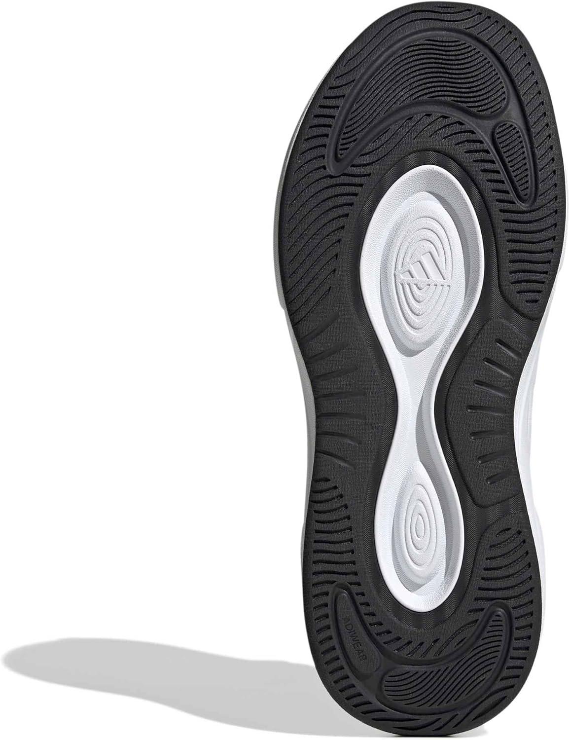 image:imageadidas Mens Cloudfoam Cuxxion LoungeDark GreyWhiteBlack