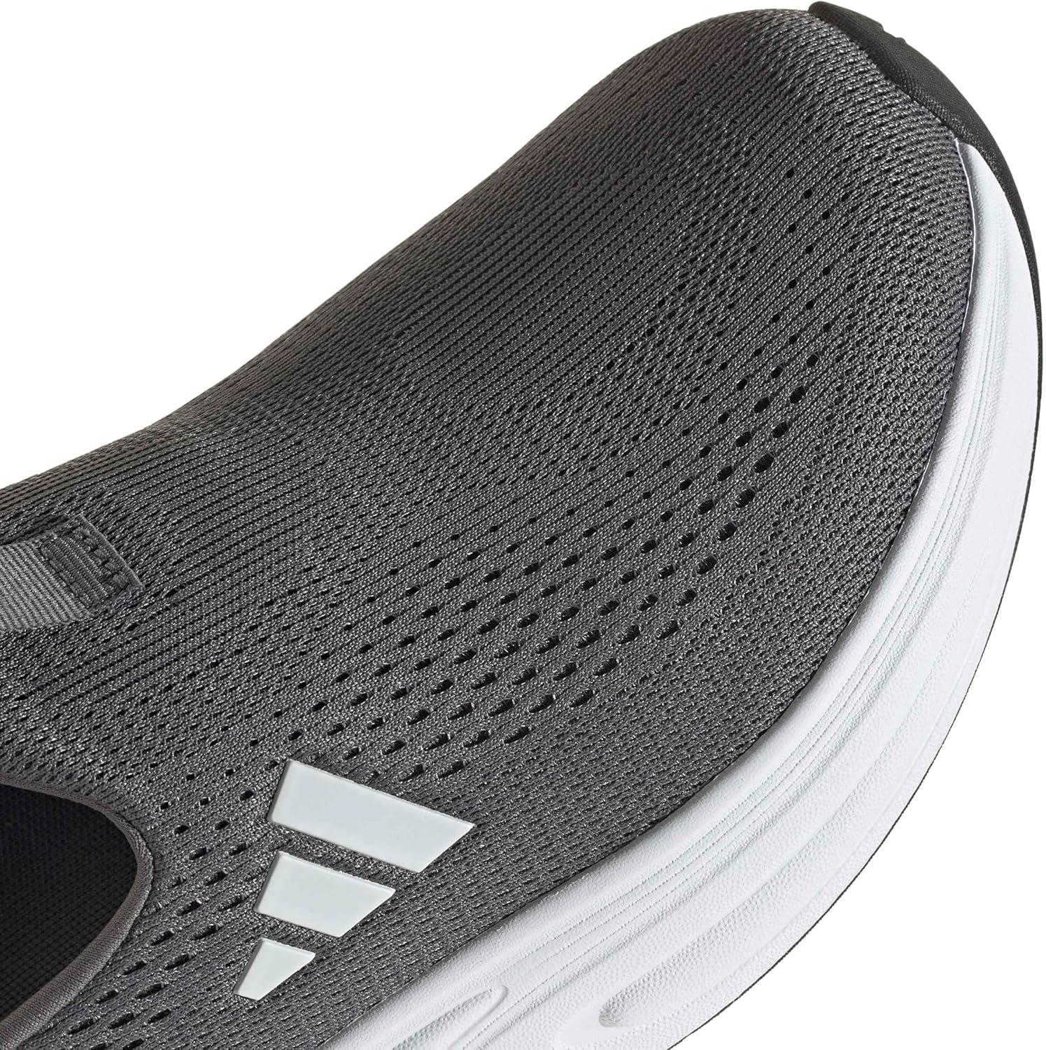 image:imageadidas Mens Cloudfoam Cuxxion LoungeDark GreyWhiteBlack
