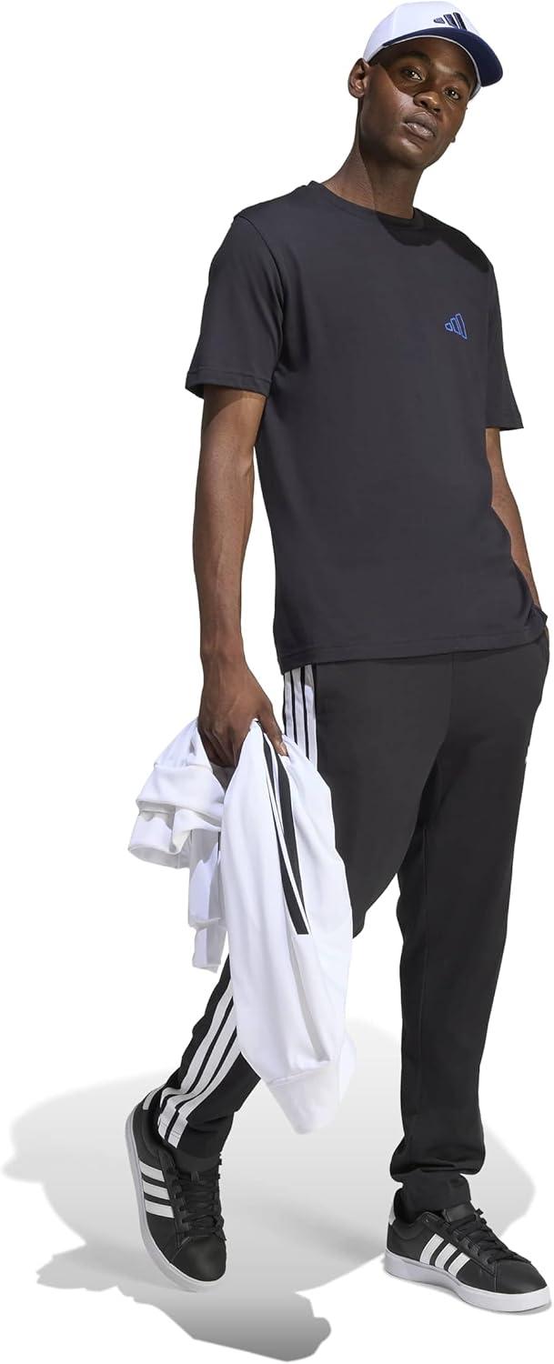 image:imageadidas Mens Triple Stripe Vibe Graphic TShirtBlack