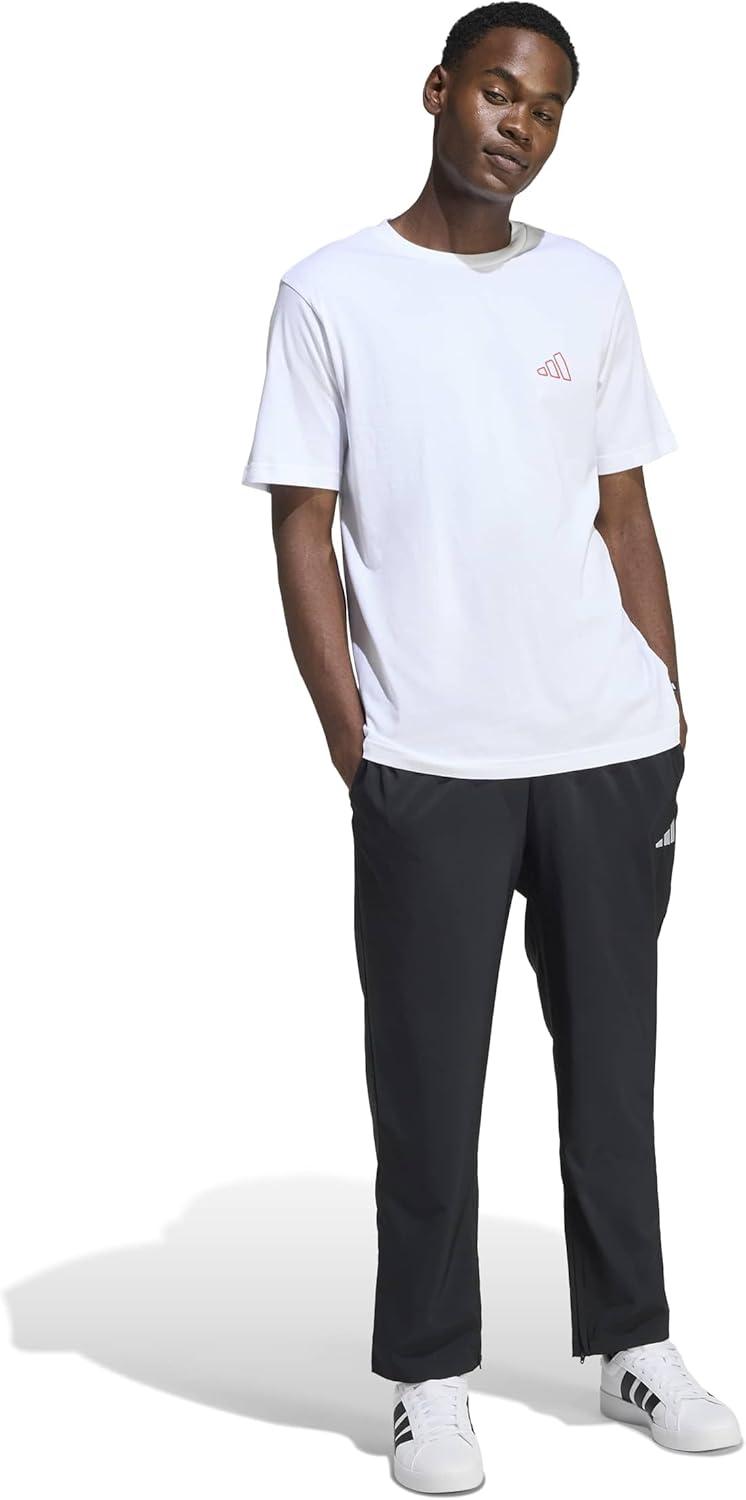 image:imageadidas Mens Triple Stripe Vibe Graphic TShirtWhite