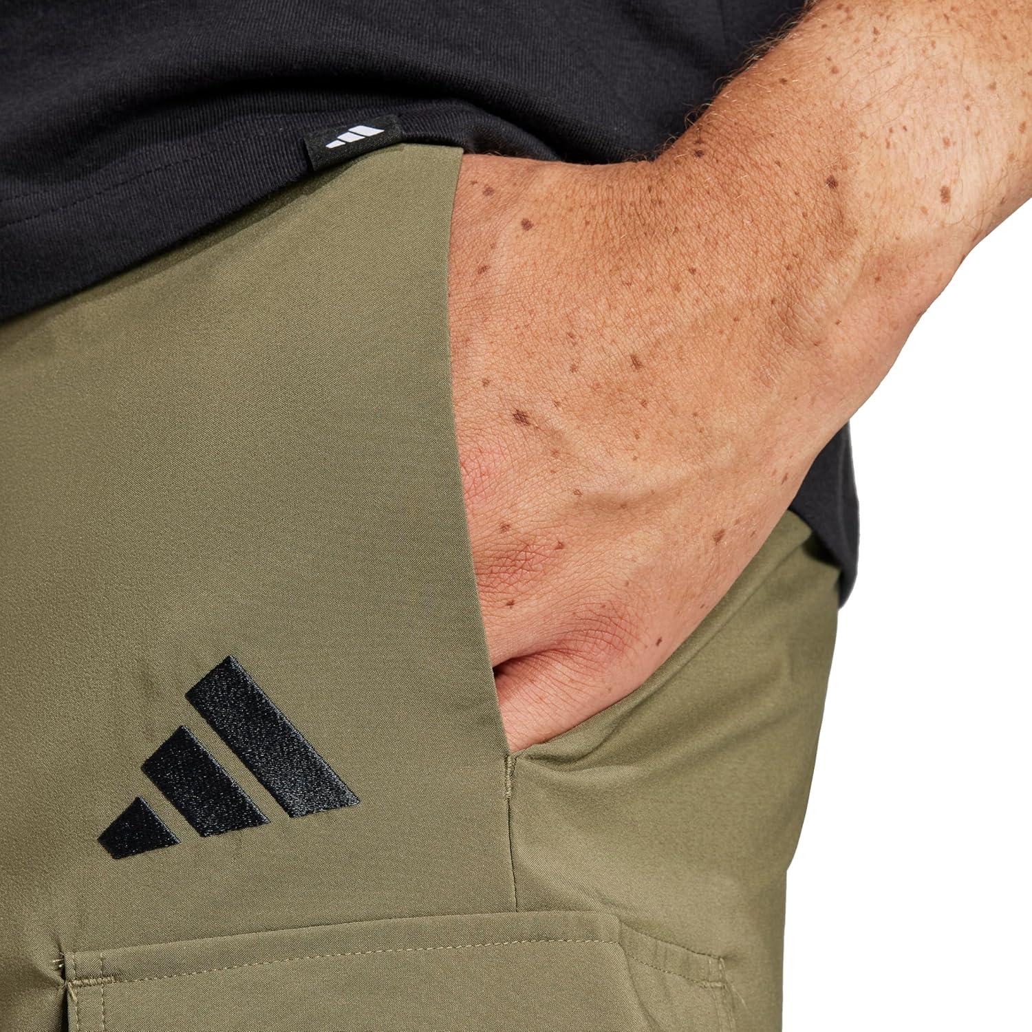 image:imageadidas Originals Mens Essentials Small Logo Cargo Chelsea ShortsOlive StrataBlack