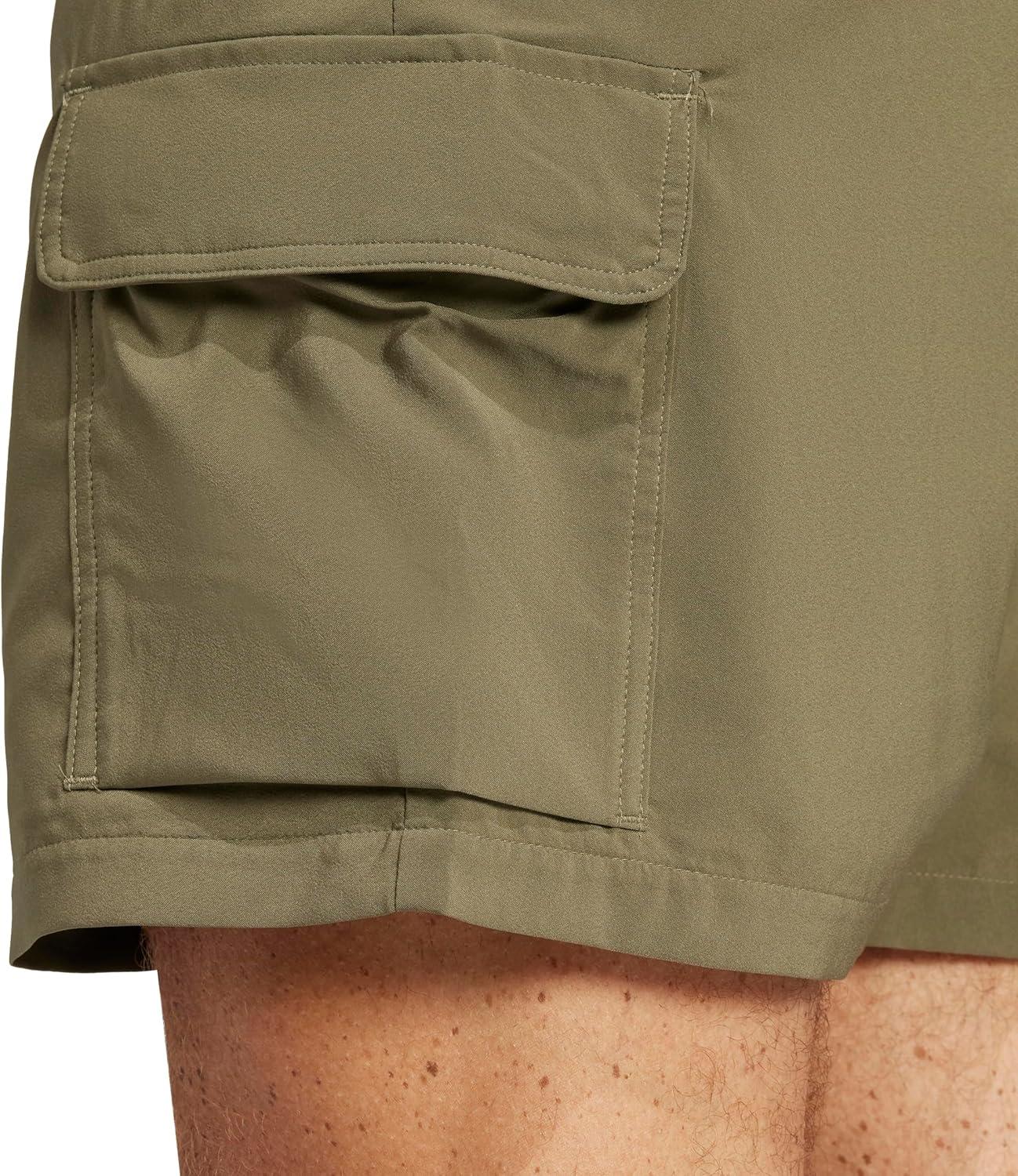 image:imageadidas Originals Mens Essentials Small Logo Cargo Chelsea ShortsOlive StrataBlack