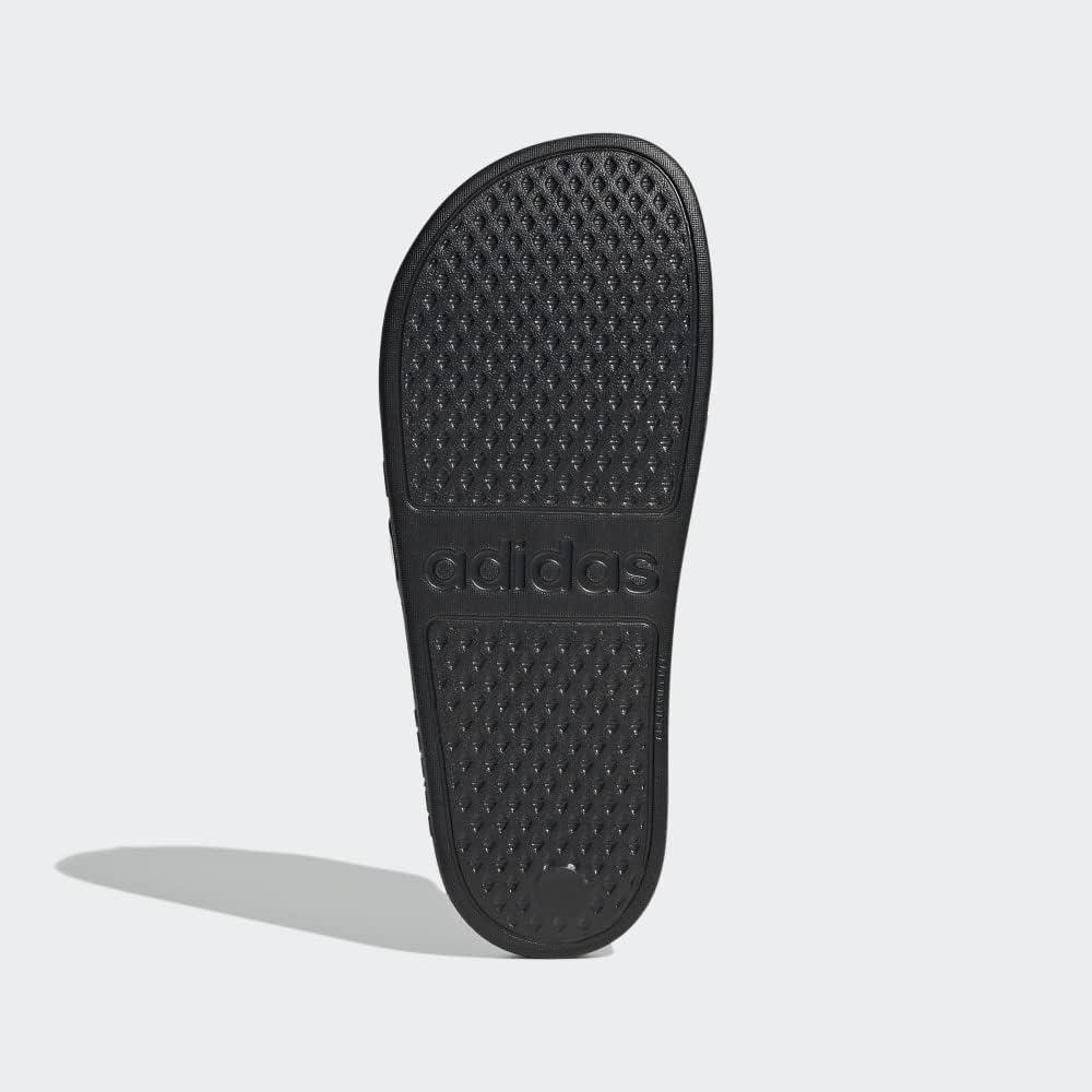 image:imageadidas Womens Adilette Aqua Slide SandalsBlackMatte Purple MetallicBlack