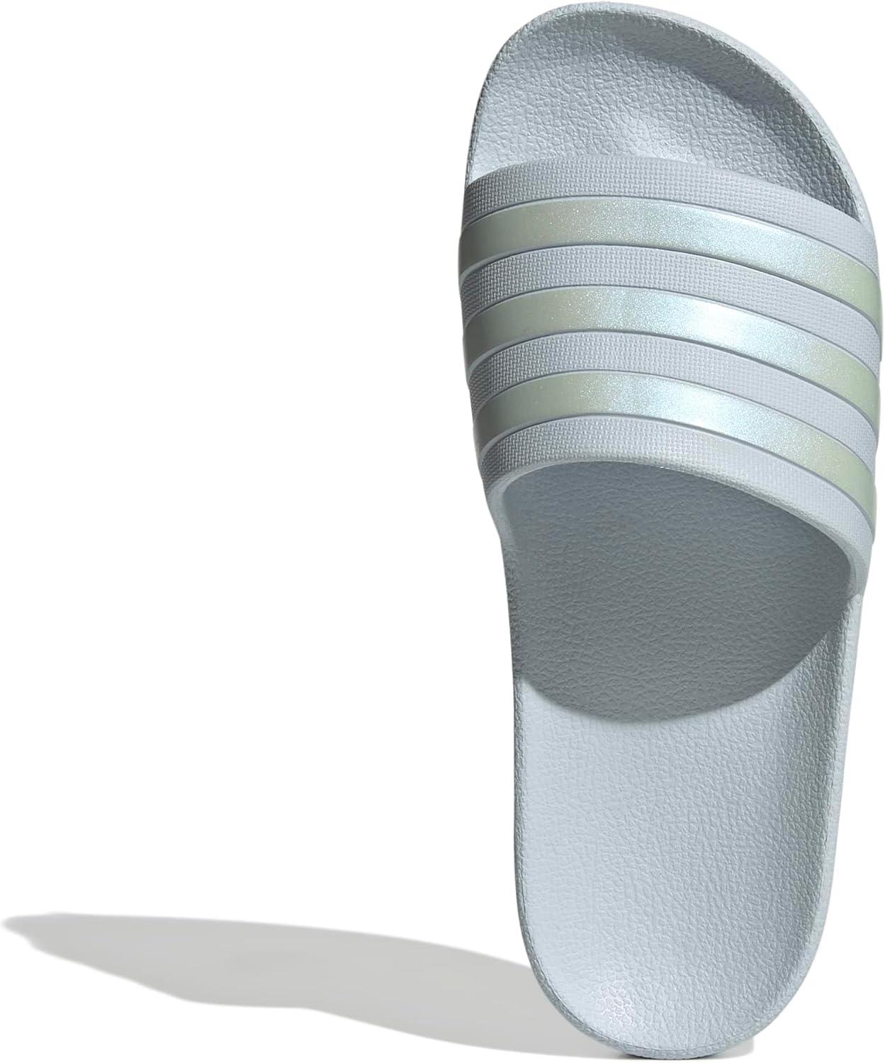 image:imageadidas Womens Adilette Aqua Slide SandalsHalo BlueHalo BlueHalo Blue