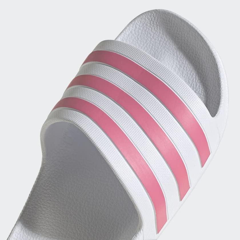 image:imageadidas Womens Adilette Aqua Slide SandalsWhiteRose ToneWhite