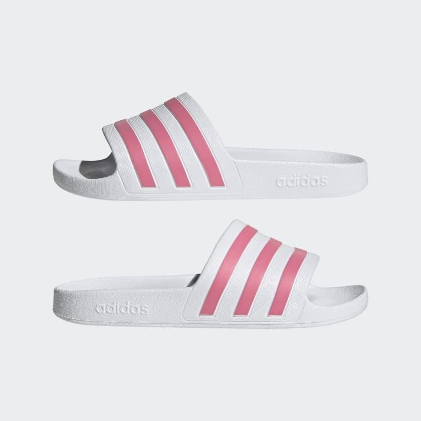image:imageadidas Womens Adilette Aqua Slide SandalsWhiteRose ToneWhite