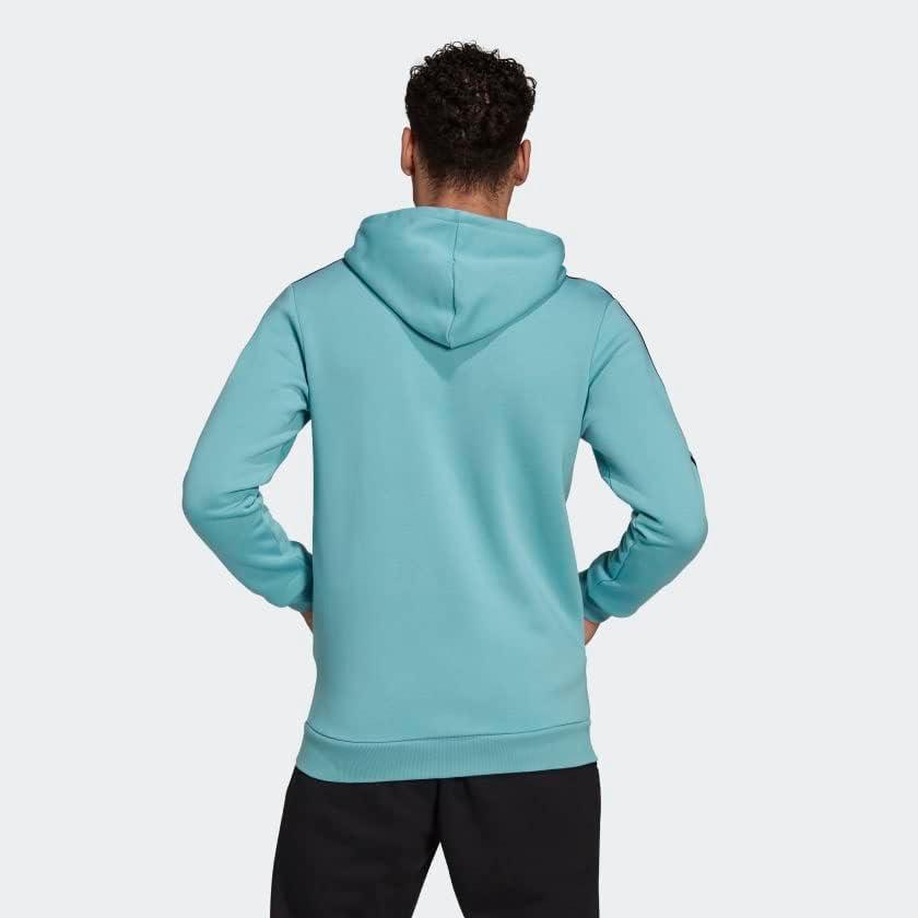 image:imageadidas mens Essentials Fleece 3stripes FullzipMint TonBlack