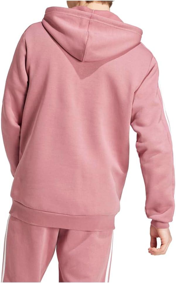 image:imageadidas mens Essentials Fleece 3stripes FullzipPreloved Crimson
